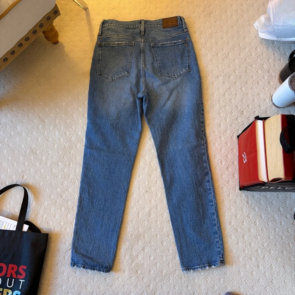 Madewell Classic Straight Jeans in Blue Denim - Picture 5 of 5